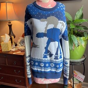 Star Wars Blue Knit Fabric